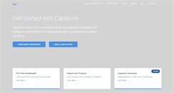 Desktop Screenshot of capstonehomeloans.com